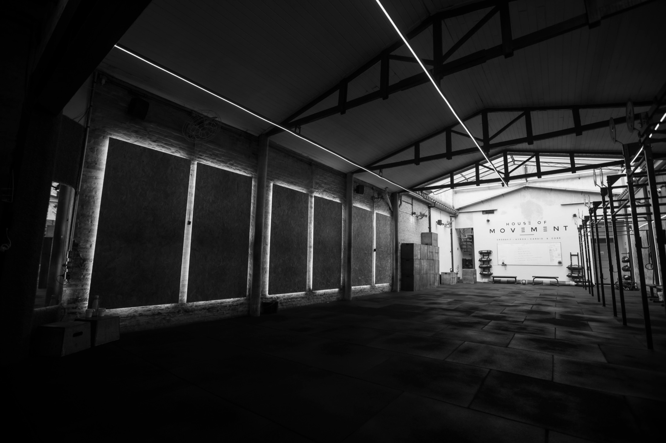 Área de treino da House of Movement